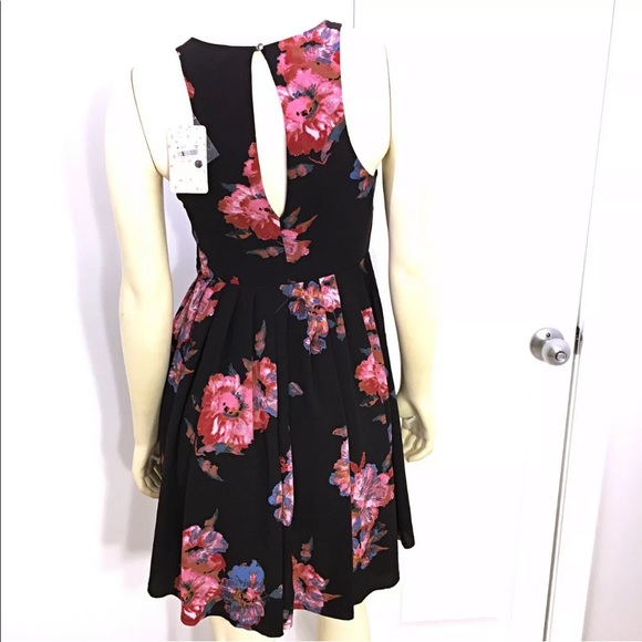 Free People Flutterby Print Dress Twilight Size 2 - Picture 5 of 7